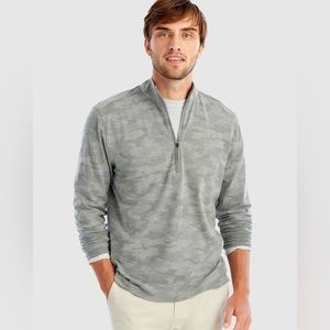 Johnnie-O Rodney Camo Microfleece 1/4 Zip Pullover